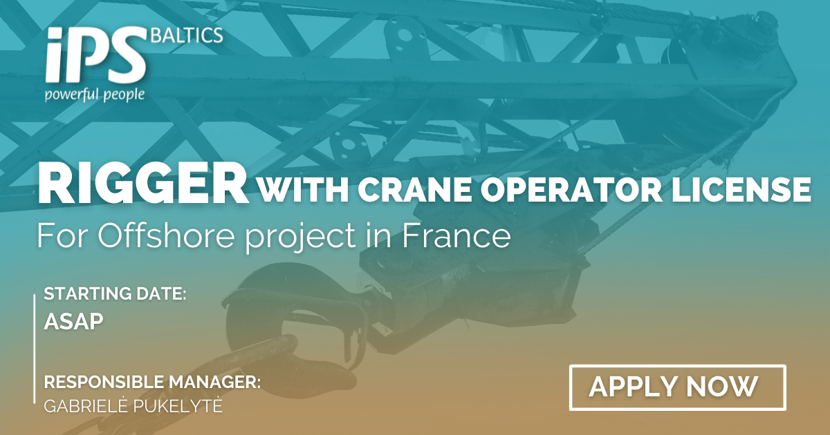 Rigger with Crane Operator License