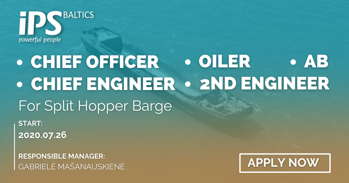 Crew for Split Hopper Barge