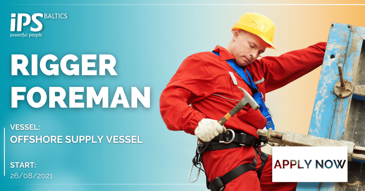 Rigger foreman