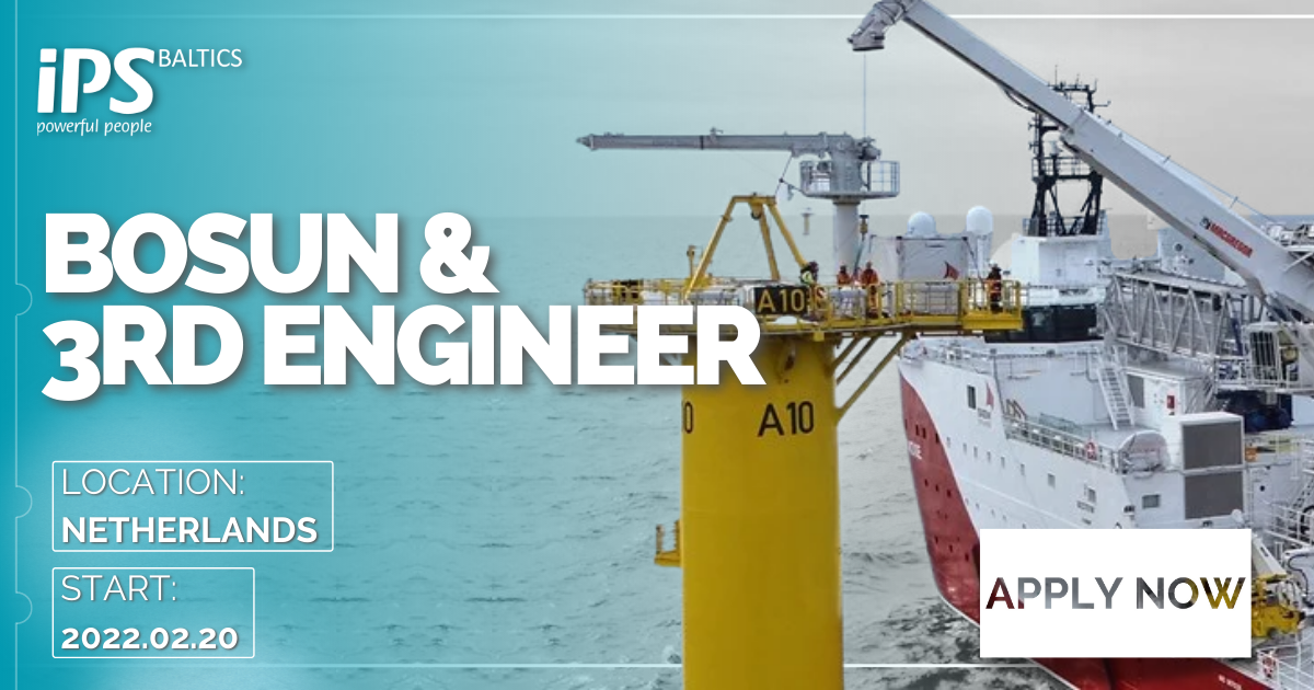 Bosun & 3rd Engineer
